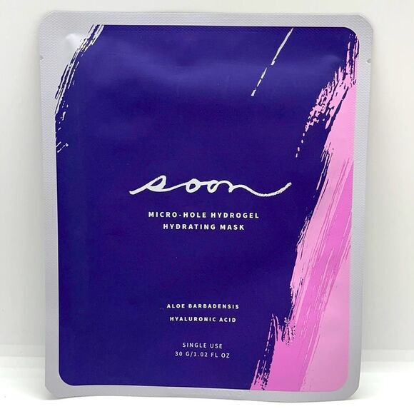 NWT SOON Skincare Micro-Hole Hydrogel Face Mask - Picture 3 of 6
